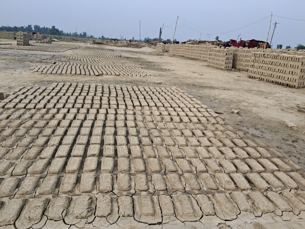 वर्षाले रौतहटका इँटा उद्योगमा ठूलो क्षति