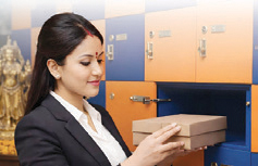 मञ्जुश्रीको सुपर सेफ लकर सुविधा