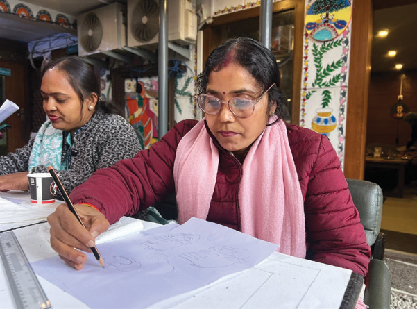 मिथिला चित्रकला तालिम काठमाडौँमा