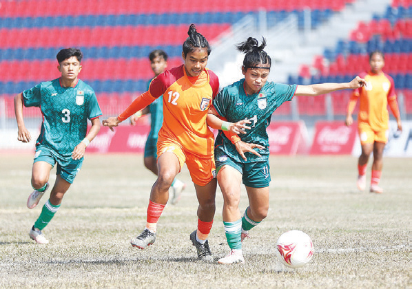 साफ महिला च्याम्पियनशिपमा बंगलादेशसँग भारत पराजित