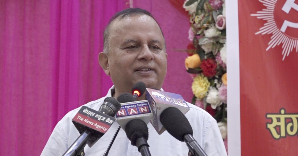 राष्ट्रियताका लागि संविधानका पक्षधर शक्तिहरू एक ठाउँमा हुनुपर्छ : महासचिव पोखरेल