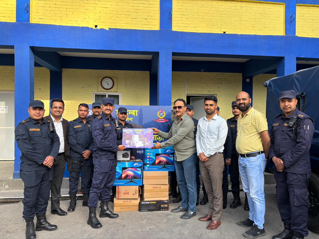 नेपाल प्रहरीलाई सर्वाेत्तम र जगदम्बा सिमेन्ट सहयोग