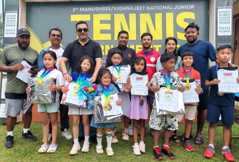 राष्ट्रिय जुनियर टेनिसमा भान्सीलाई दोहोरो स्वर्ण