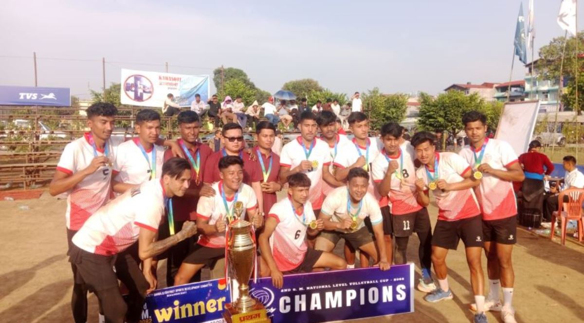 दोस्रो जिएम कप राष्ट्रिय भलिबलको उपाधि गण्डकीलाई, आर्मी पराजित